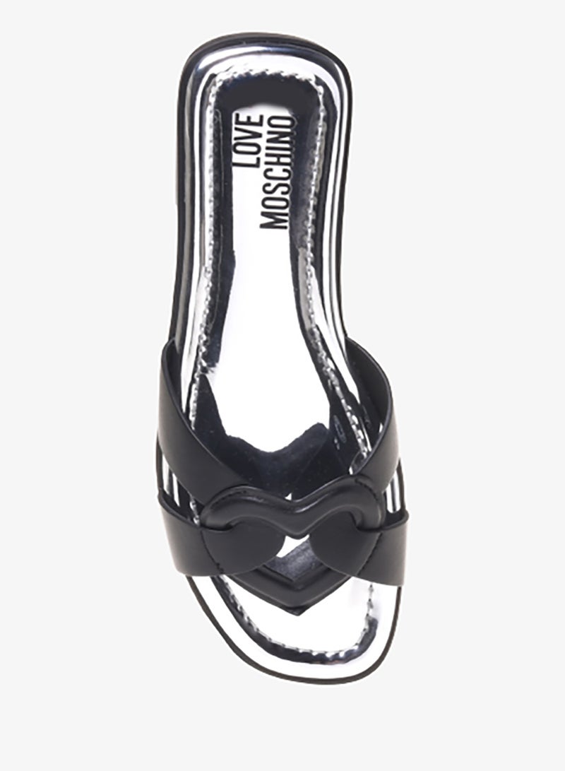 Love Moschino Casual Slip On Flat Sandals - Image 4